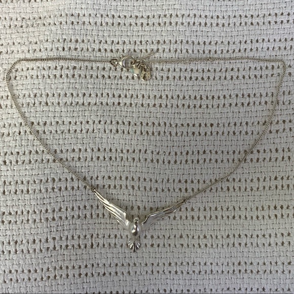 Fossil Jewelry - Fossil dove necklace